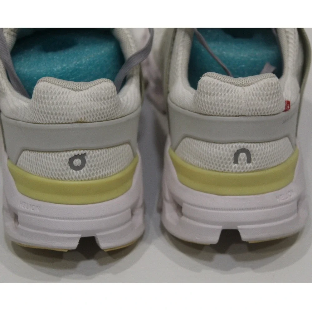 On Running Cloudswift Running Shoes Womans‎ 8.5 White Yellow Lace Up Athletic